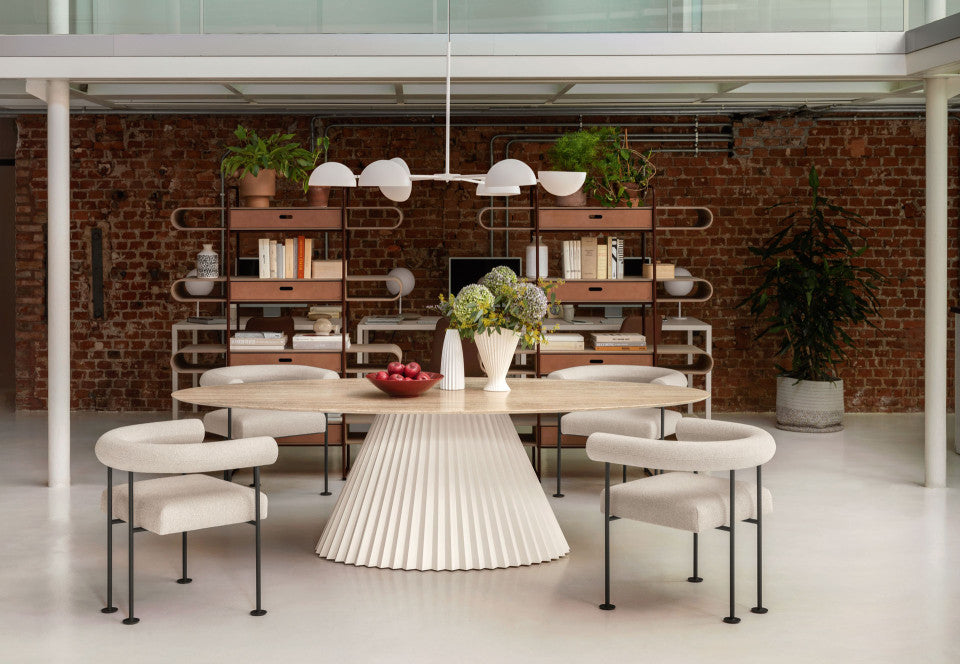 Plissé Elliptical Dining Table | Midj Contemporary Design