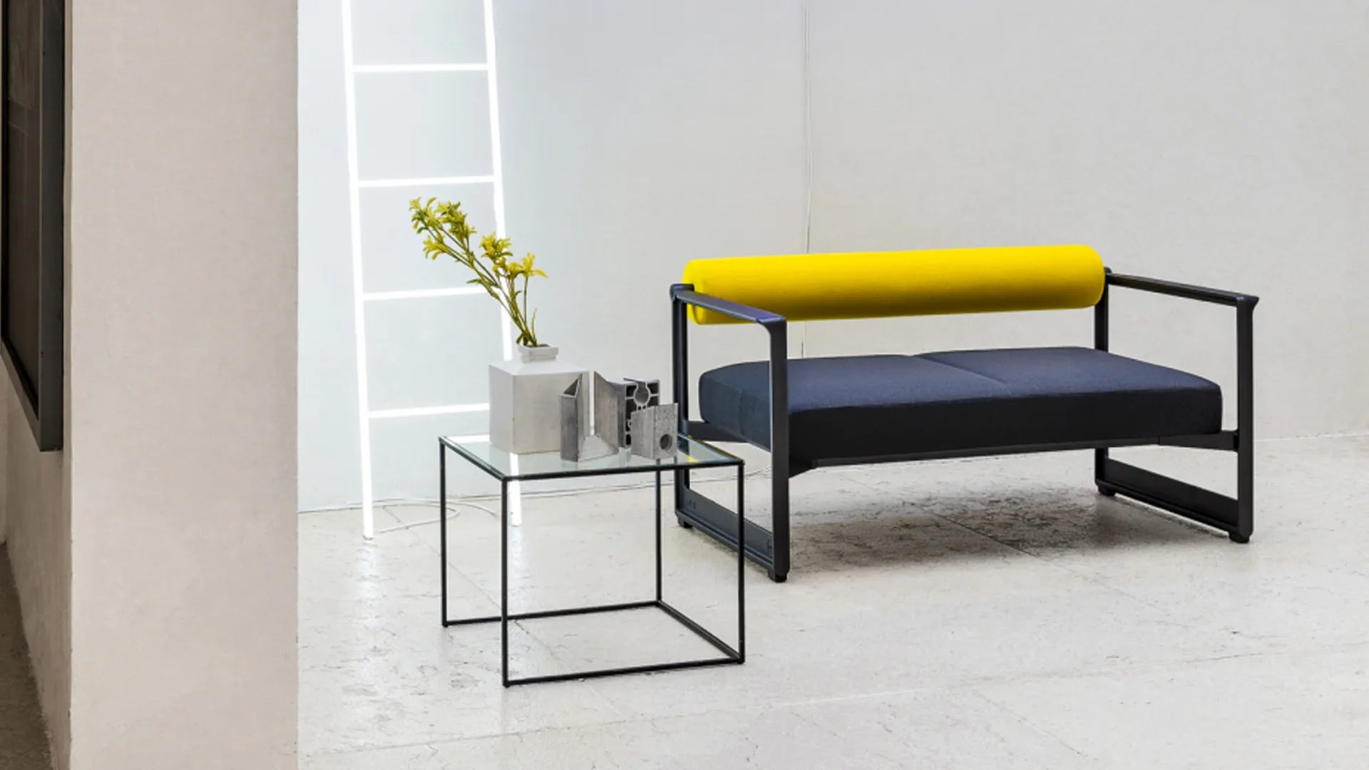 Brut 2 Seater Sofa | Luxury Furniture | Designed by Konstantin Grcic | Magis