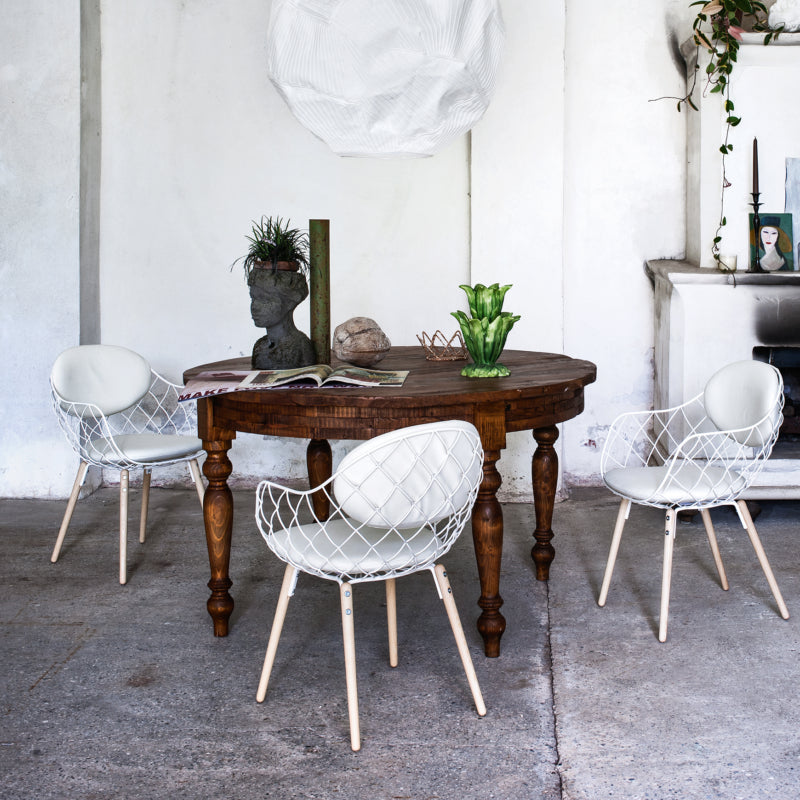 Pina Dining Chair with Armrest | Luxury Furniture | Designed by Jaime Hayon | Magis