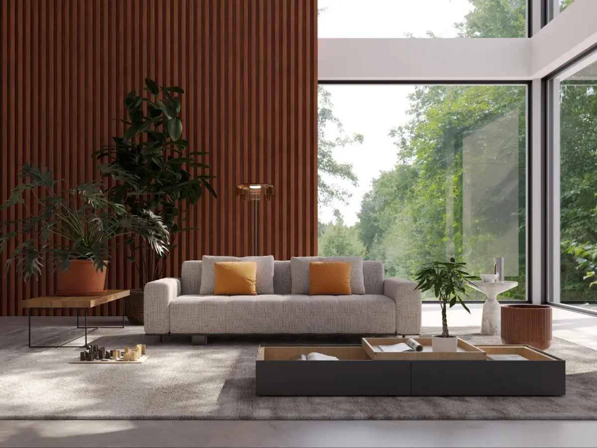 Luxury Modern Living Room With Sofa Bed