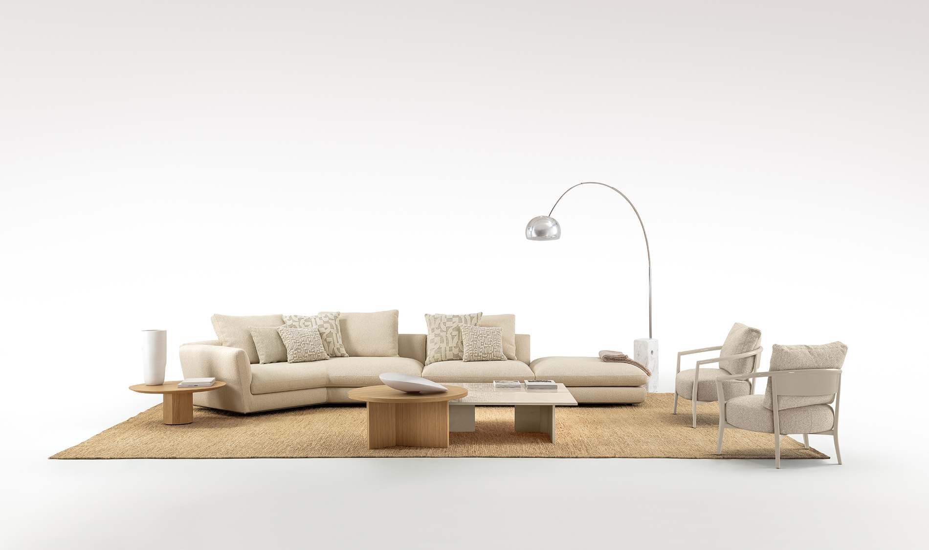 Miles Dining Pouf | Luxury Talenti Indoor Living