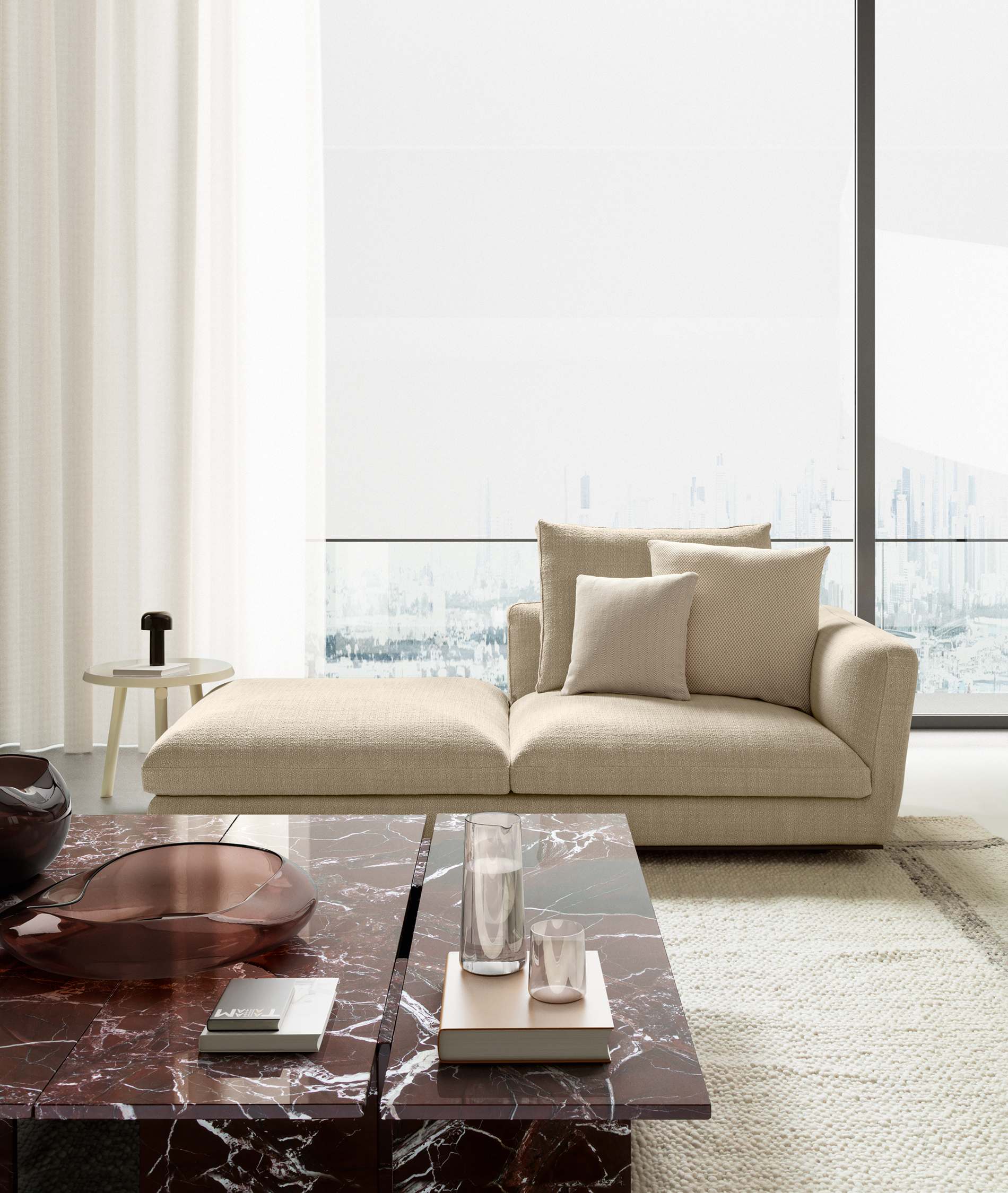 Miles Dining Pouf | Luxury Talenti Indoor Living