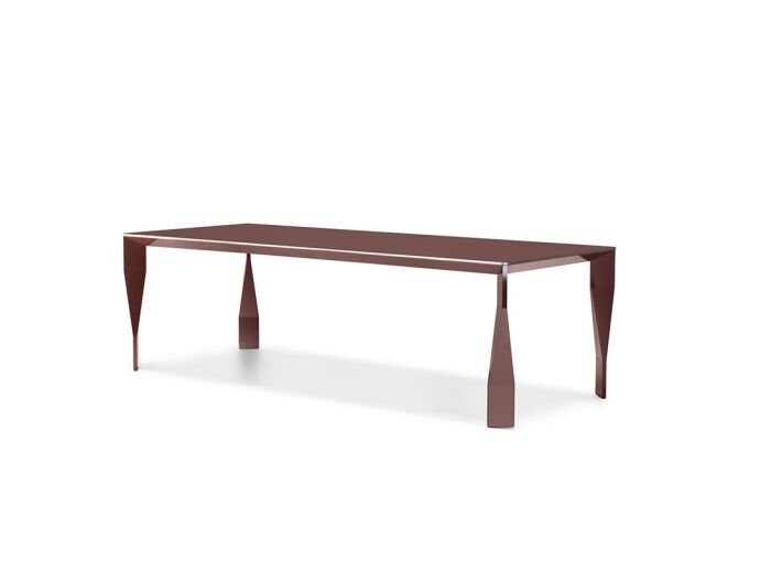 Diamond Dining Table by Patricia Urquiola | Luxury Glass Dining Table