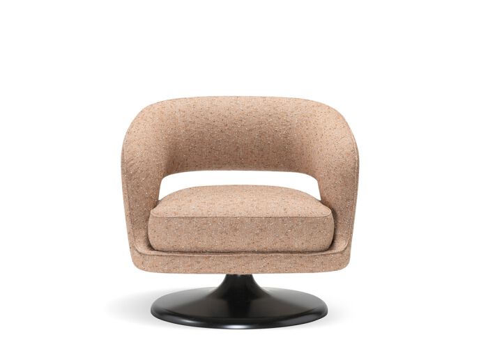 LINEA Swivel Armchair by Vincent Van Duysen | Luxury Italian Design