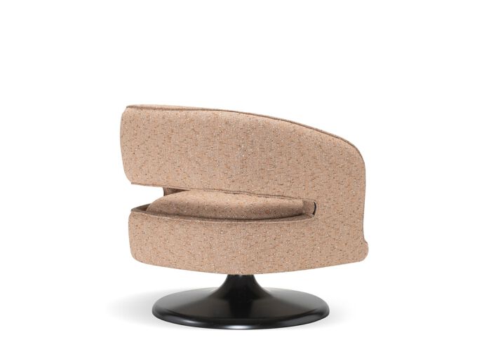 LINEA Swivel Armchair by Vincent Van Duysen | Luxury Italian Design