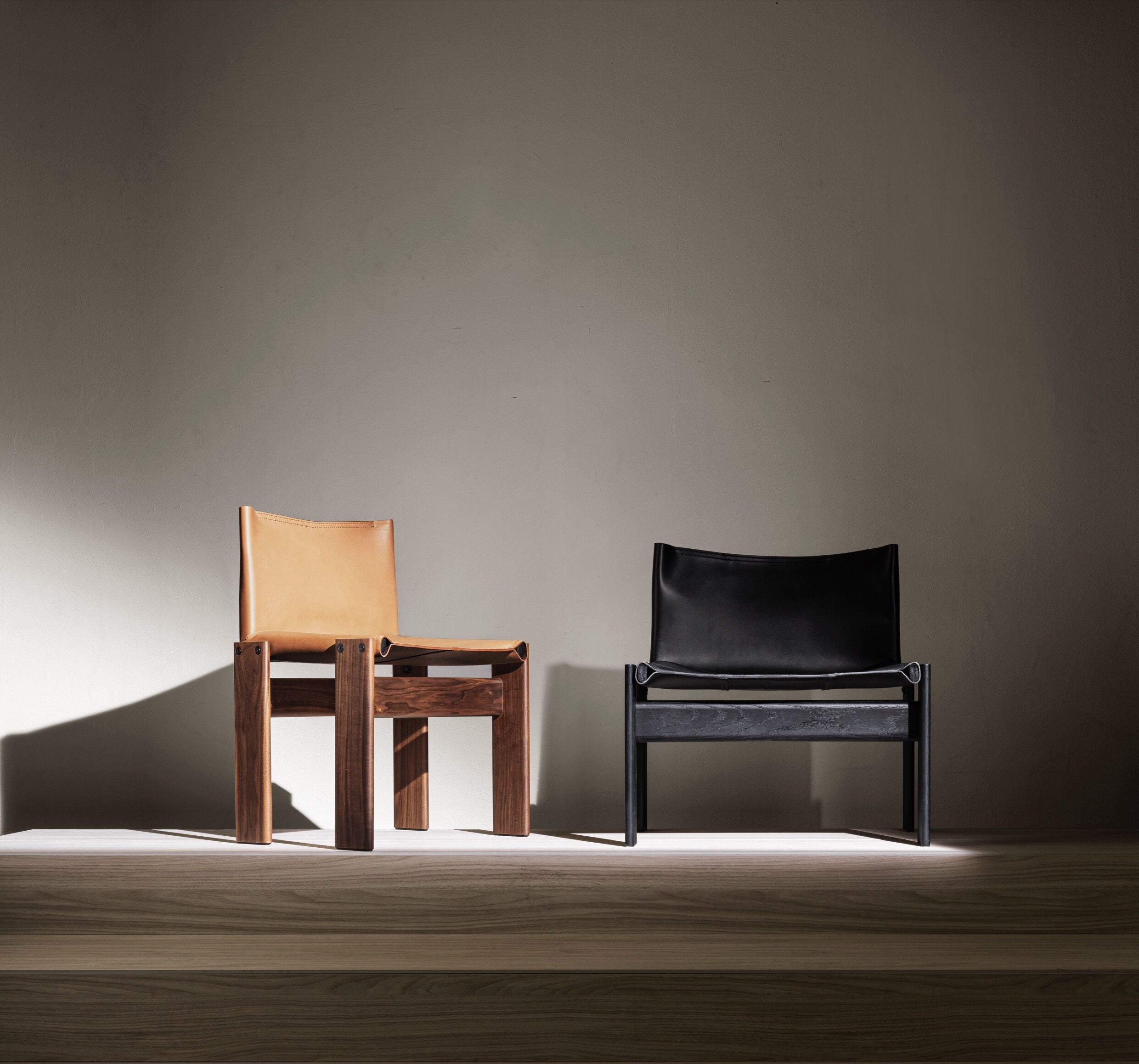 MONK Leather Armchair by Tobia & Afra Scarpa | Luxury Lounge Chair