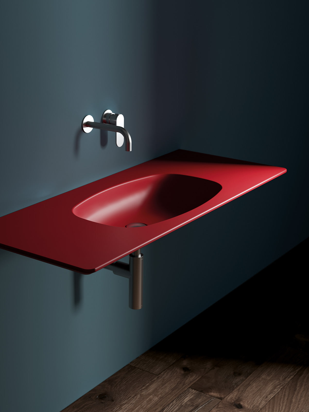 Nudaflat Flat Wall Mounted Washbasin Ceramica Flaminia