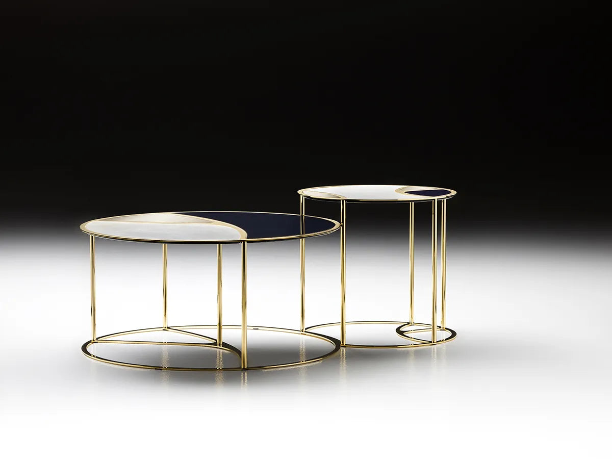 Nilo Round Coffee Table | Luxury Living | Black Tie