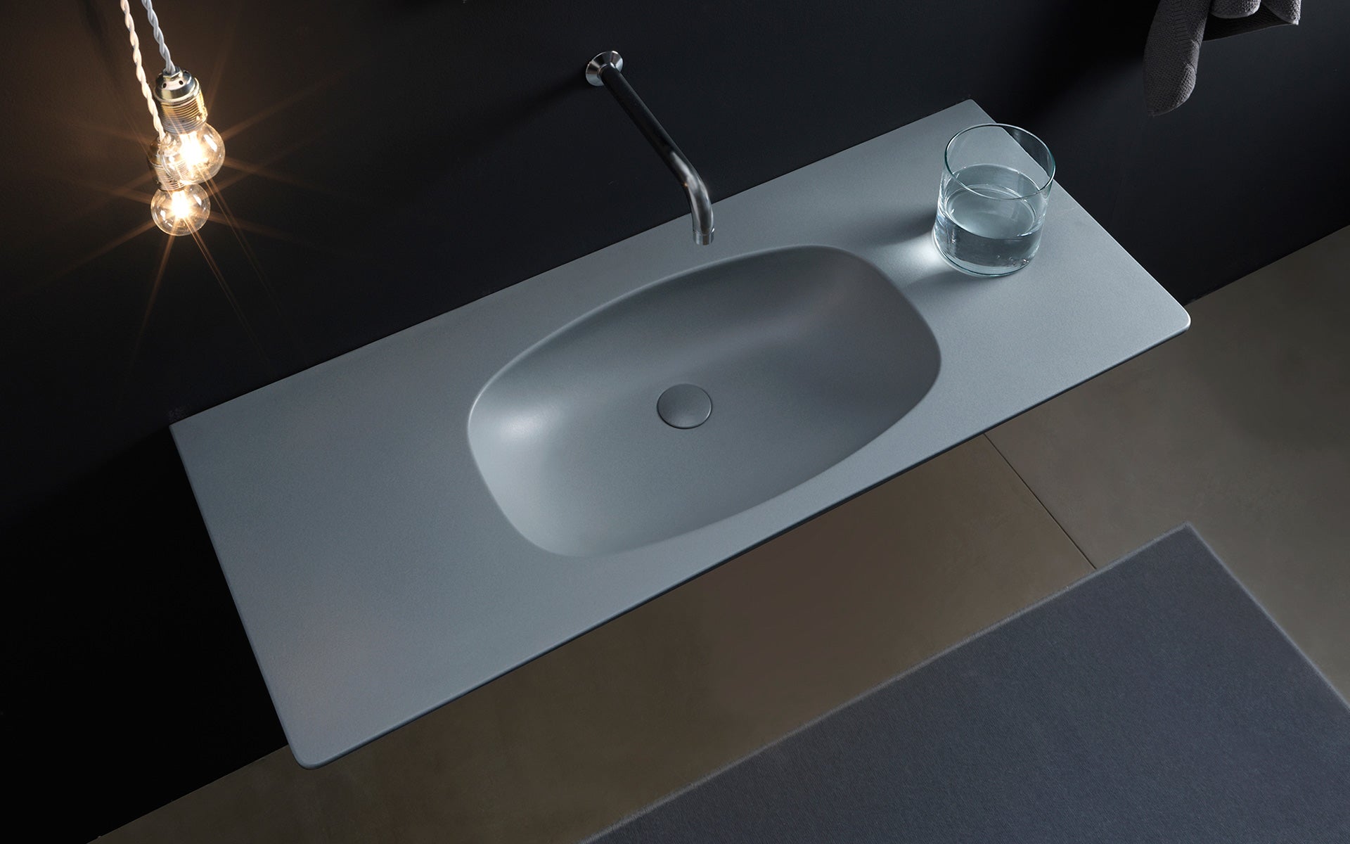 Nudaflat Flat Wall Mounted Washbasin Ceramica Flaminia