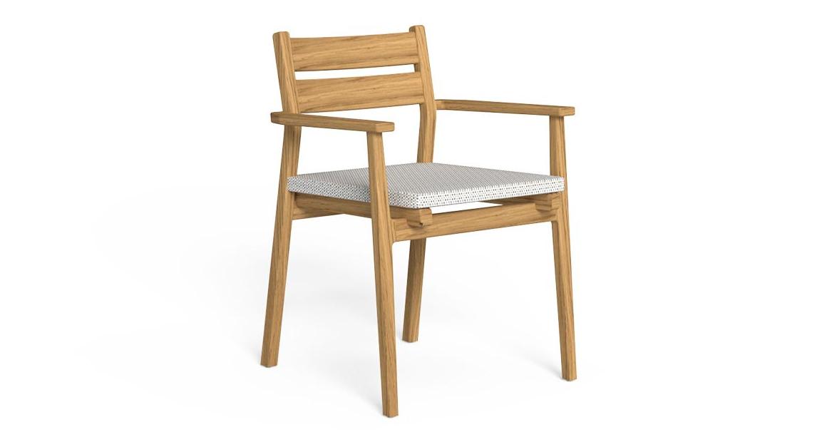 Oliver Outdoor Dining Chair with Armrests | Luxury Talenti Outdoor Living
