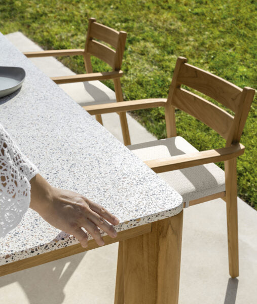 Oliver Outdoor Dining Chair with Armrests | Luxury Talenti Outdoor Living