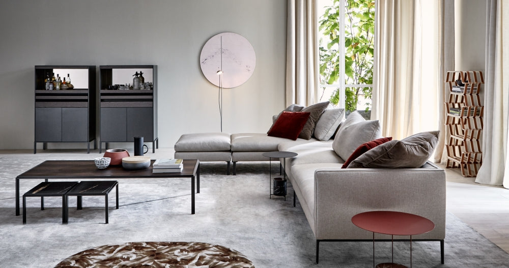 Molteni&C Paul Fabric Sofa by Vincent Van Duysen | Luxury Italian Sofa