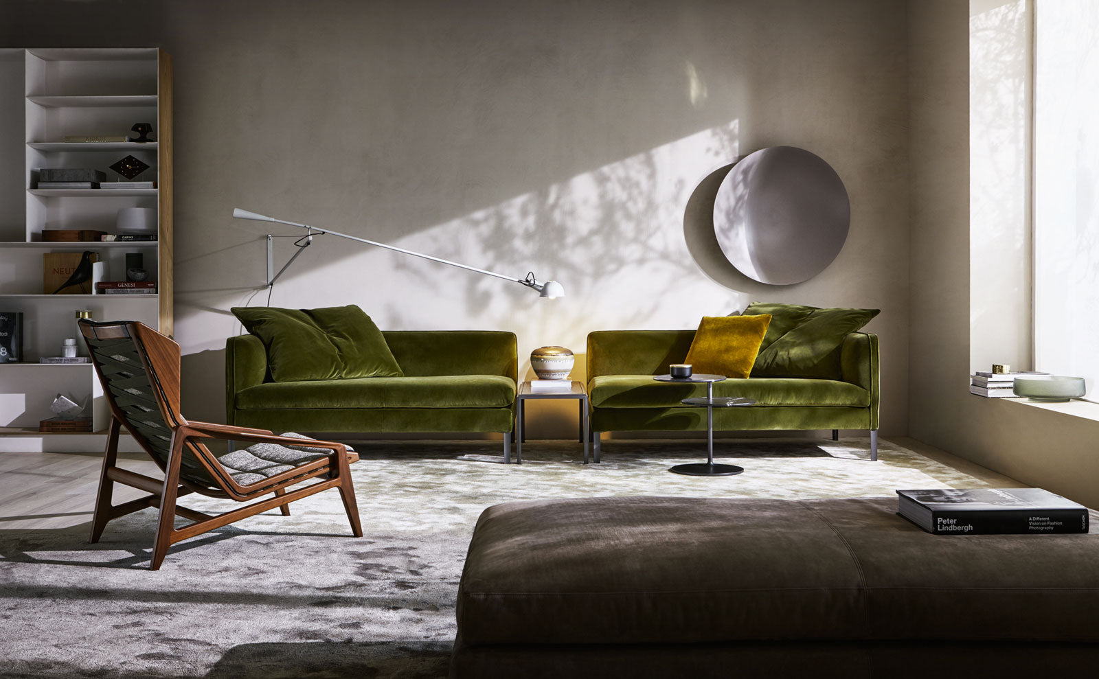 Molteni&C Paul Fabric Sofa by Vincent Van Duysen | Luxury Italian Sofa