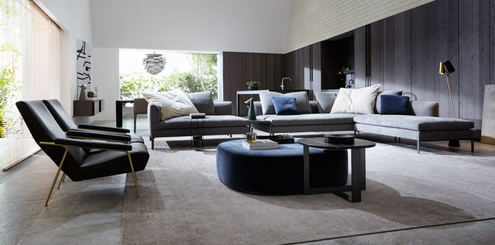 Molteni&C Paul Fabric Sofa by Vincent Van Duysen | Luxury Italian Sofa
