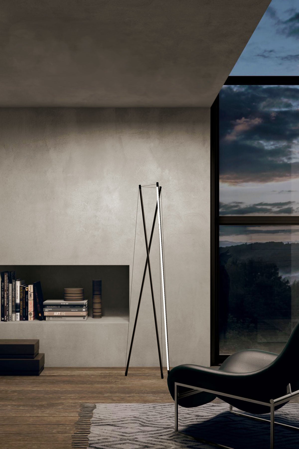 Tenso Floor Lamp | Iconic Lighting | Martinelli Luce