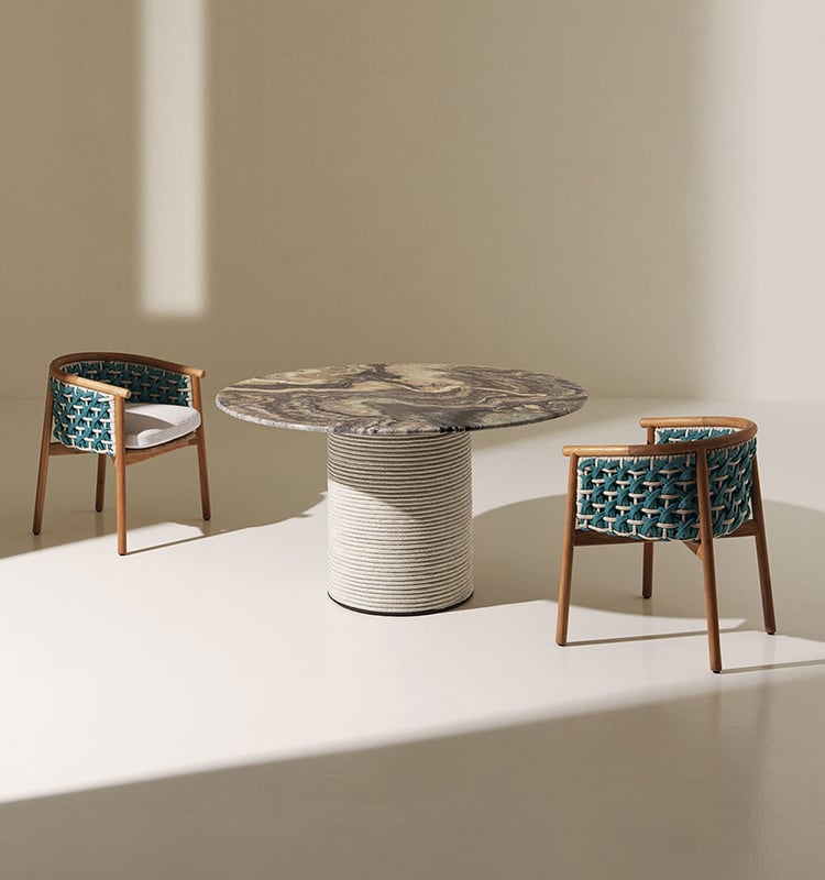 Patio Round Dining Table | Outdoor Luxury | Ethimo