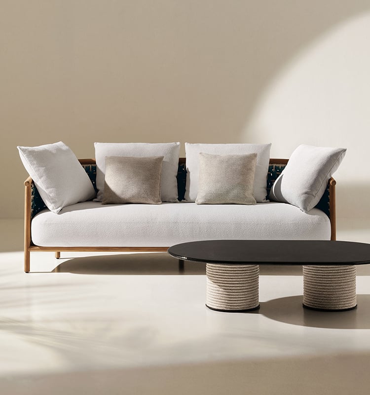 Patio Three Seater Sofa | Outdoor Luxury | Ethimo