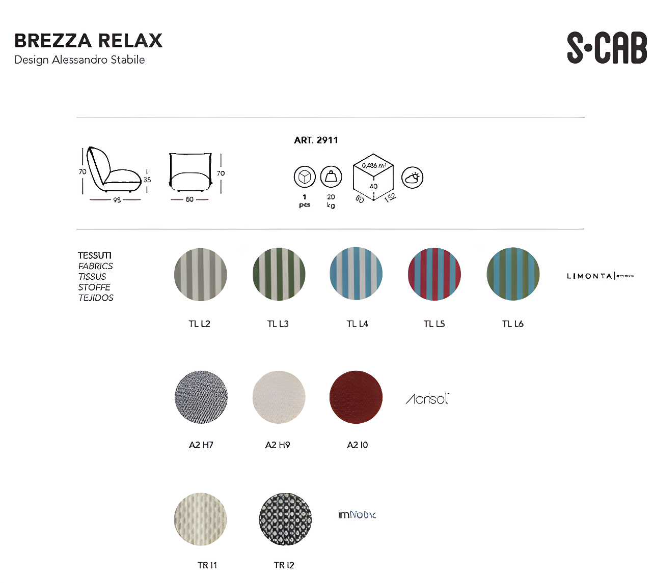 Brezza Relax Armchair | Luxury Furniture | Scab Design