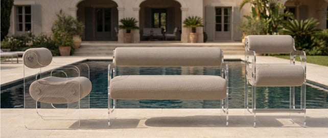 MW04 Bar Stool by KUUMO Design – Sculptural Transparent Seating Made in France