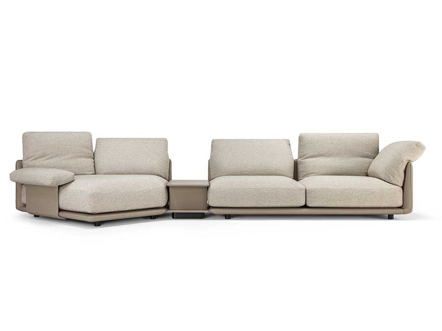 Blisscape Deep Modular Leather Sofa | Luxury Italian Designer Seating