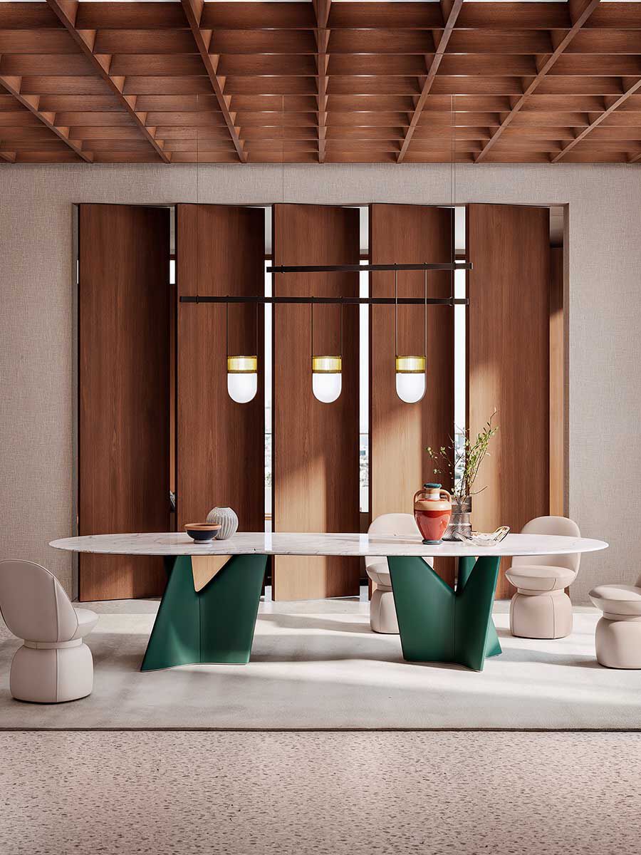 Infinitamente 2.0 Marble Dining Table | Roberto Lazzeroni