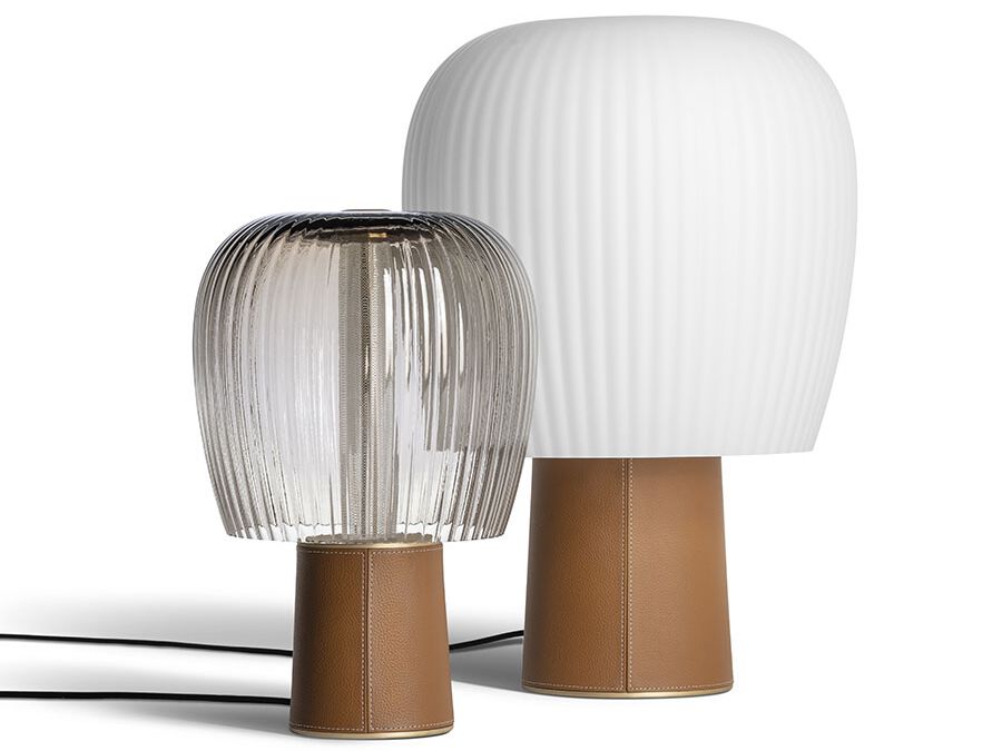 Poltrona Frau NYMPH Table Lamp by Sebastian Herkner | LED Glass Lamp