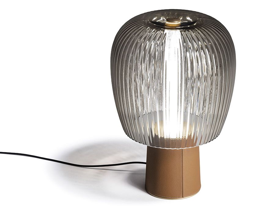 Poltrona Frau NYMPH Table Lamp by Sebastian Herkner | LED Glass Lamp