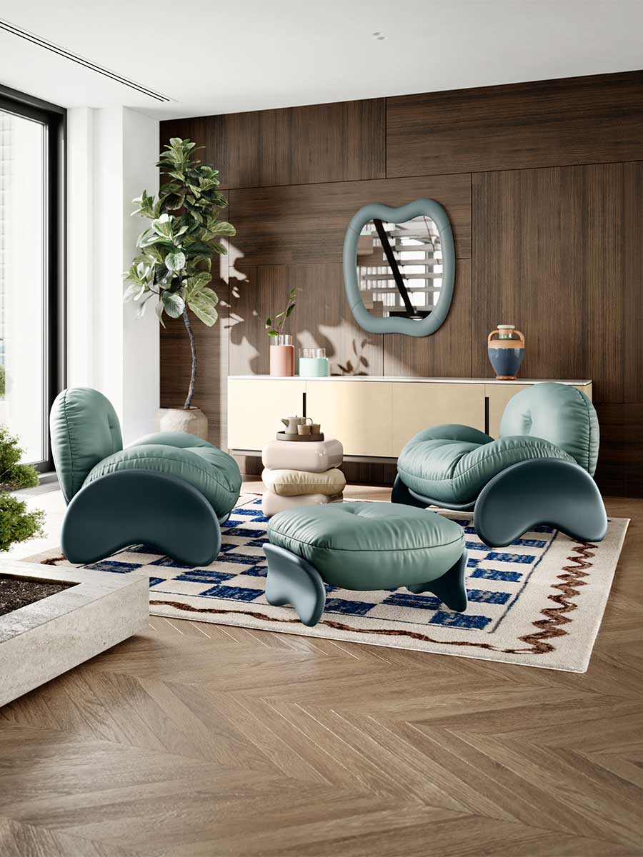 Poltrona Frau Squash Armchair | Designed by Faye Toogood