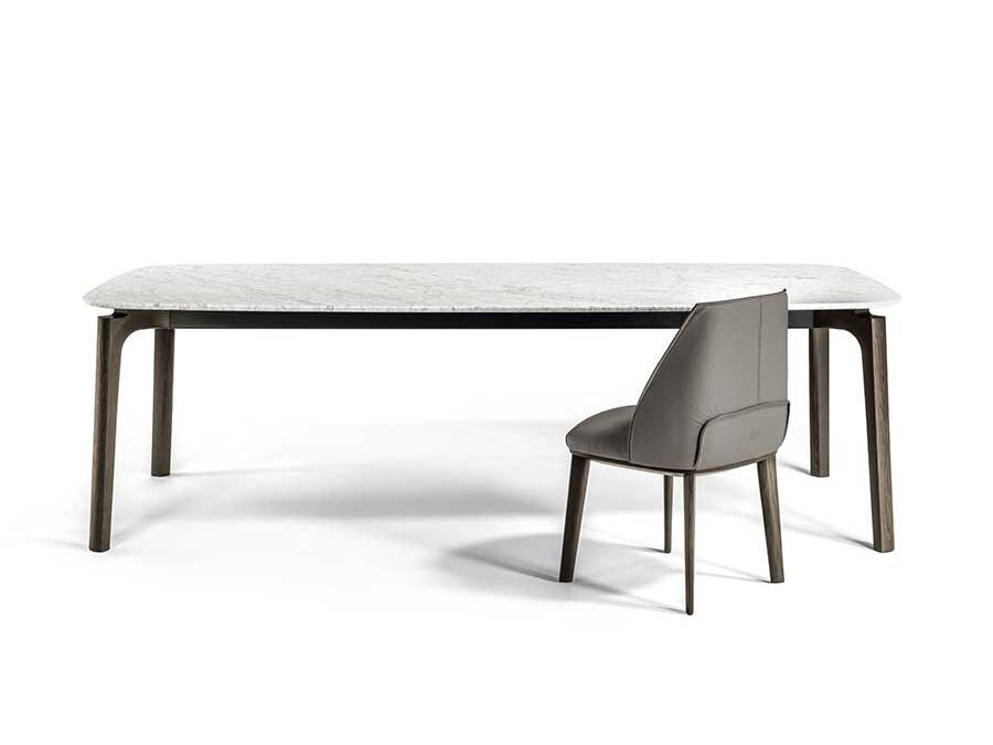 Poltrona Frau Abigail Rectangular Marble Table by Roberto Lazzeroni