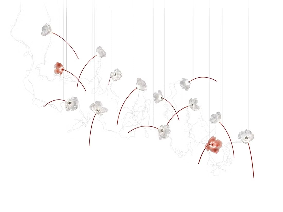 Poppy Suspension Lamp | Slamp Sculptural Design Lighting