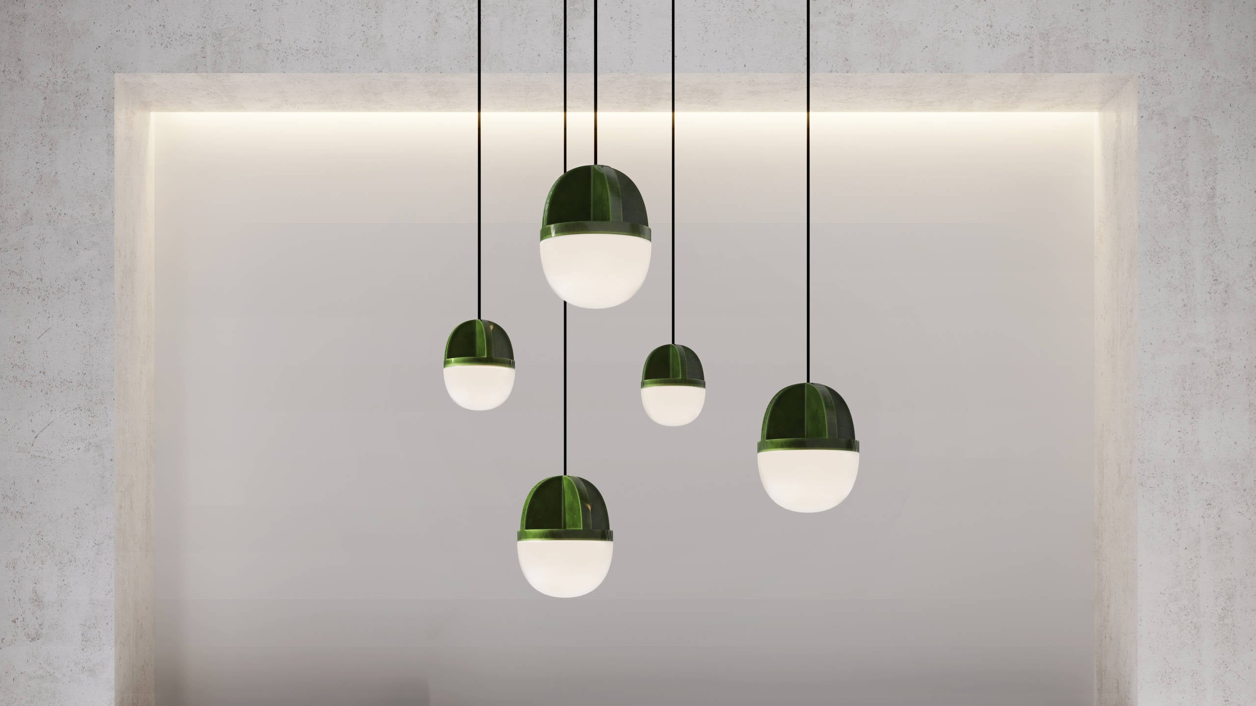 Half & Half Pendant Lamp Hind Rabii Lighting Studio Art Light