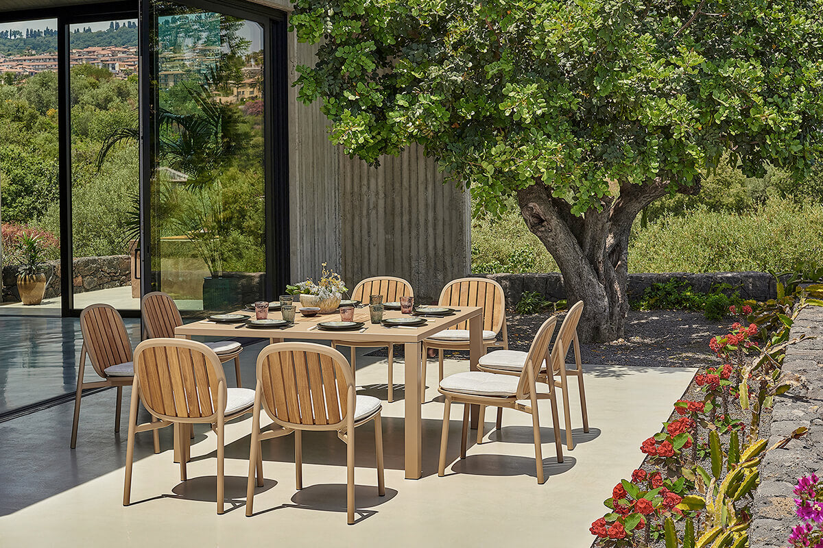 Twins Stackable Teak Chair | Set of 2 | EMU