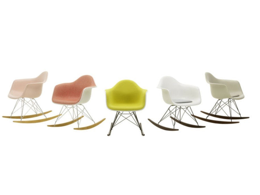 RAR Rocking Chair by Charles & Ray Eames | Plastic Rocking Armchair