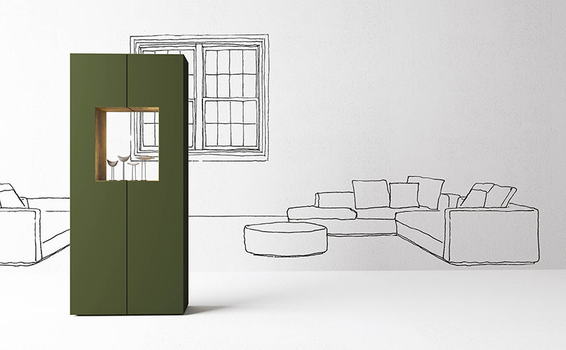 Rebus Column Container | Minottiitalia Boutique Italian Furniture