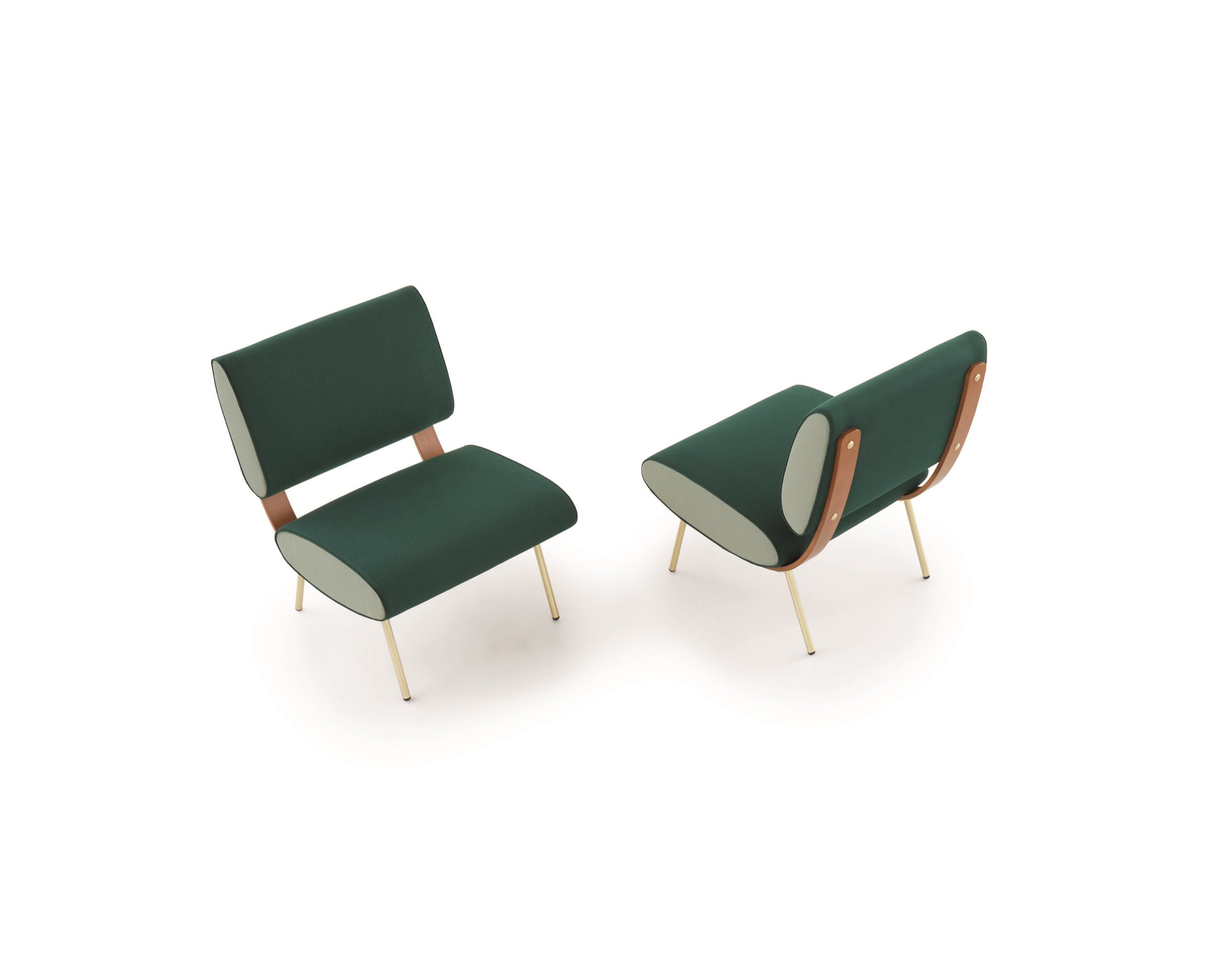 Round D.154.5 Armchair by Molteni&C | Gio Ponti Heritage Collection