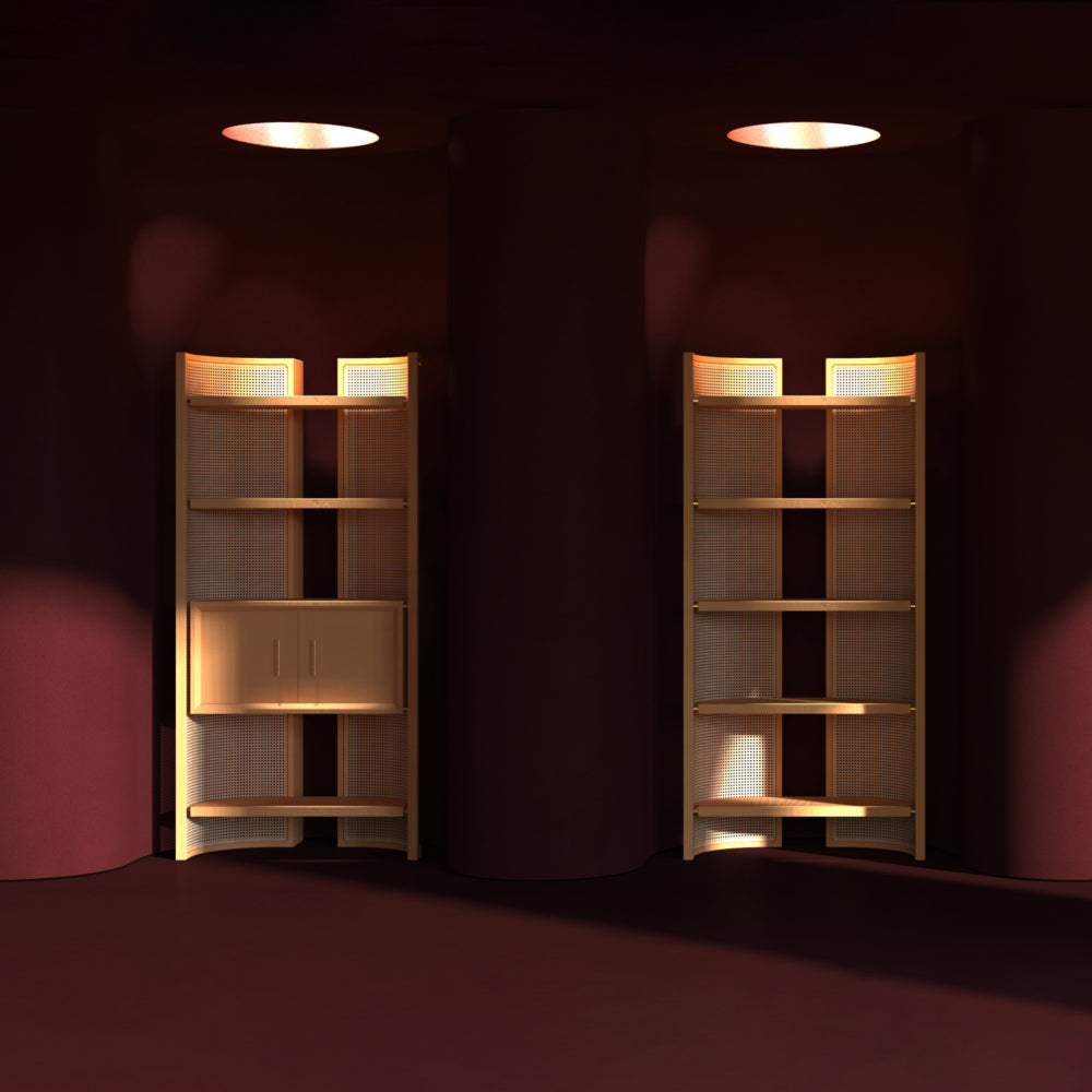 Itoku Bookcase | Luxury Living | Black Tie