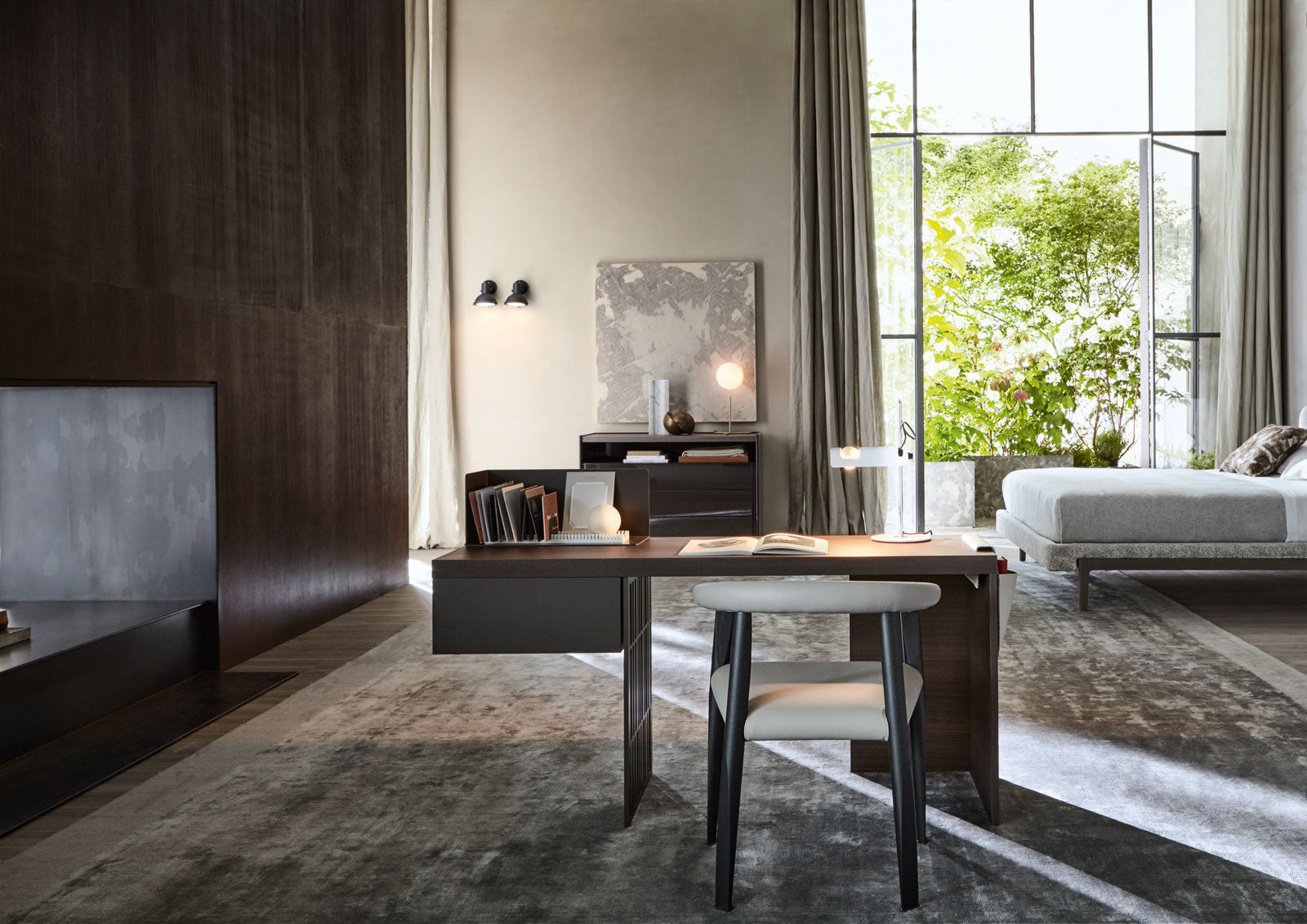 Scriba Desk by Patricia Urquiola | Luxury Wooden Writing Desk