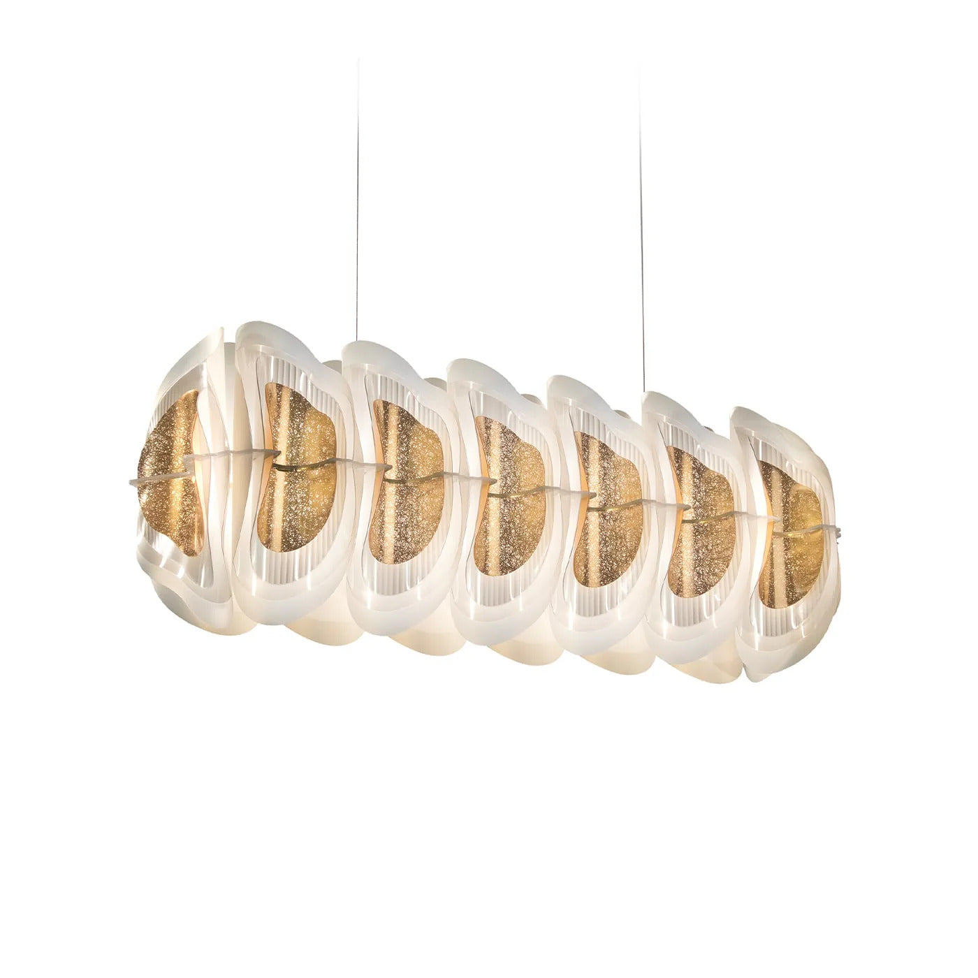 Fiordlys Linear Suspension Lamp | Slamp Sculptural Design Lighting