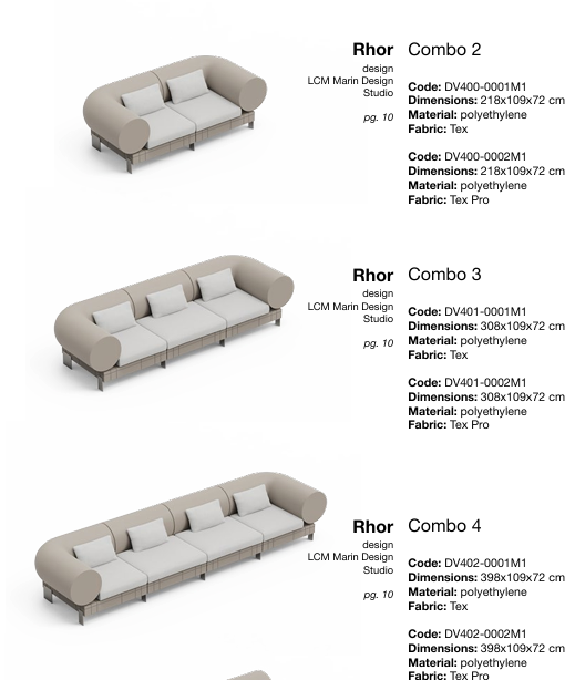 Rhor Modular Sofa | Designed by LCM Marin Design Studio | Lyxo
