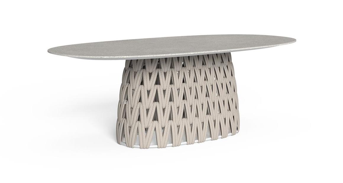Swipe Oval Dining Table | Luxury Talenti Outdoor Living