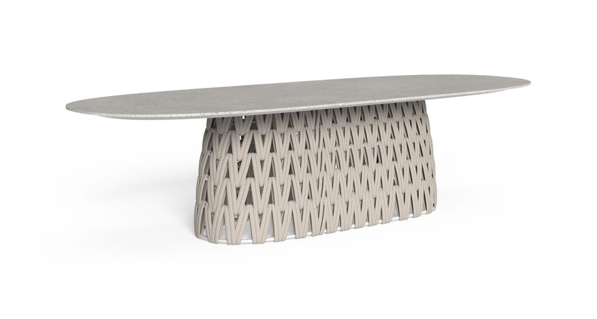 Swipe Oval Dining Table | Luxury Talenti Outdoor Living