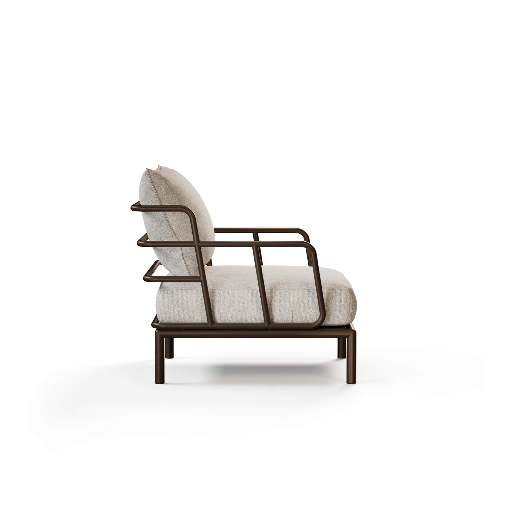 EMU Saint Martin Steel 1‑Seater Sofa – Contemporary Outdoor