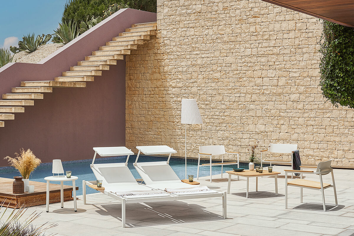 Shine Double Sunbed | Luxury Outdoor | EMU