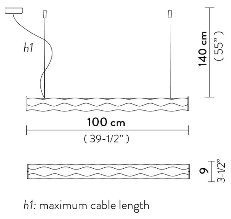 Hugo Suspension Lamp | Slamp Sculptural Design Lighting