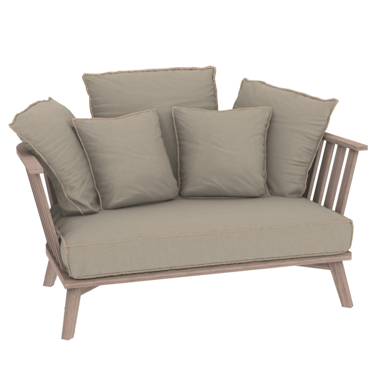 Gray 05 Two Seater Sofa | Luxury Furniture Gervasoni