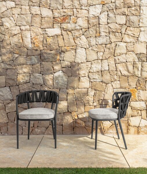 Swipe Dining Chair with Armrests | Luxury Talenti Outdoor Living