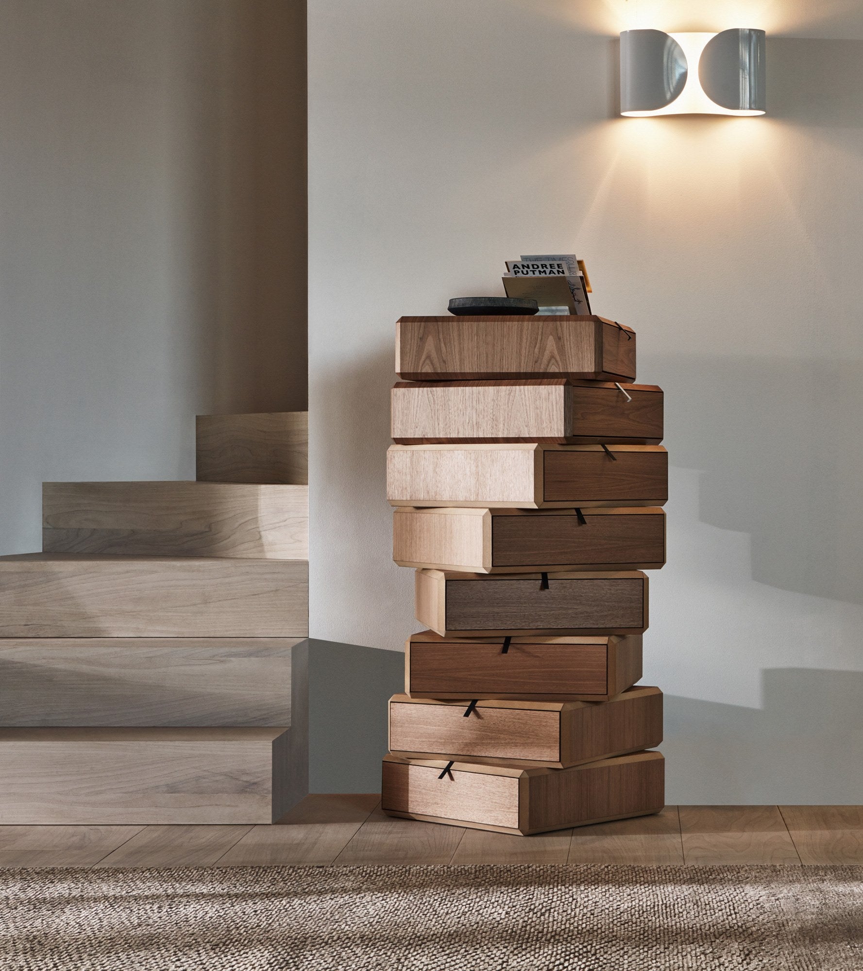 Teorema by Ron Gilad | Modular Wooden Storage & Drawer System