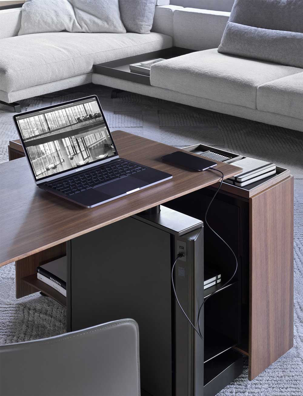 Touch Down Unit by Studio Klass | Height-Adjustable Mobile Desk