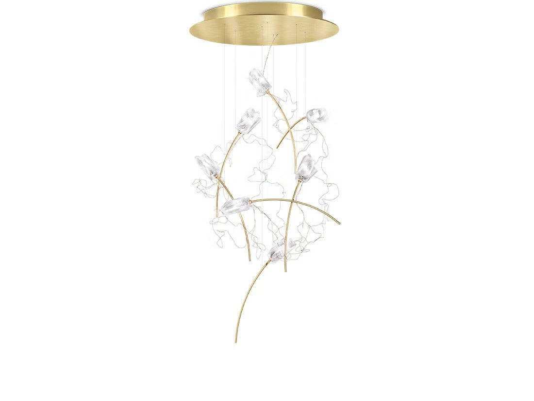 Tulip 7 Round Suspension Lamp | Slamp Sculptural Design Lighting