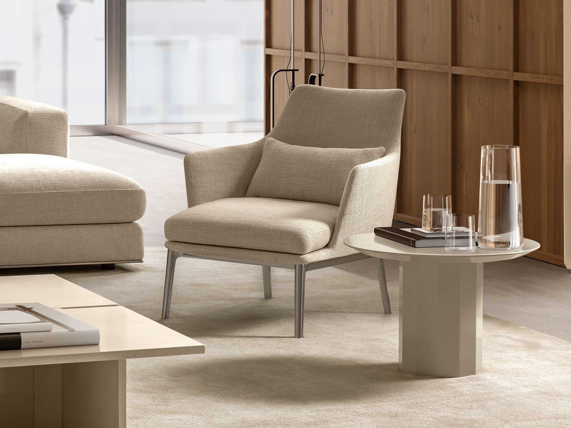 Talenti Claude Living Armchair | Luxury Designer Lounge Chair